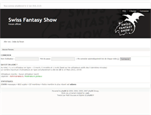 Tablet Screenshot of forum.swissfantasyshow.ch